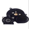RZXYL 1/10 RC Car Transmission Case Gearbox with Gear Full Alloy Assembled for SCX10 SCX10 II 90046 90047 RC Crawler Car, Black view 2