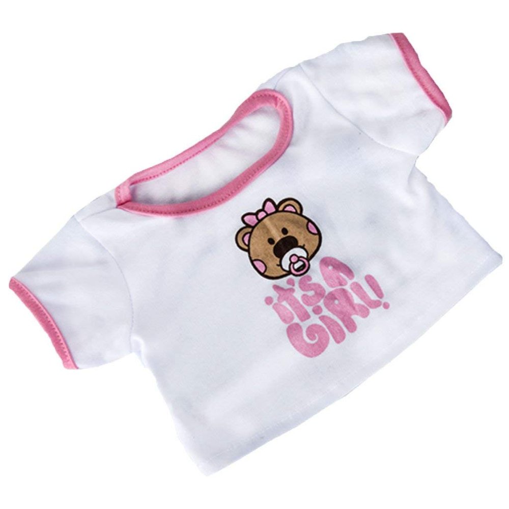 BYO-BFF Stuffed Animals Plush Toy Outfit  Its a Girl Tee 16