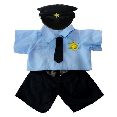 BYO-BFF Stuffed Animals Plush Toy Outfit Policeman Outfit 16