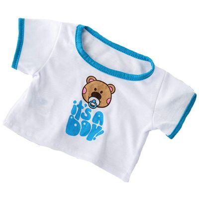 Stuffed Animals Plush Toy Outfit Its a Boy Tee 16