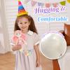 Athoinsu 15.5'' Pink Mermaid Stuffed Animal Soft Cute Adorable Mermaid Princess Plush Toy Doll Birthday Children's Day Decors for Toddler Girls (Pink) view 3