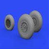 Eduard EDB648534 Brassin 1:48-A-26/B-26 Invader Wheels (ICM) view 3