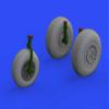 Eduard EDB648534 Brassin 1:48-A-26/B-26 Invader Wheels (ICM) view 4