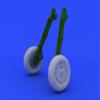 Eduard EDB644046 Brassin 1:48-Bf109 G-10 w/Late Wheels LooKPlus view 4