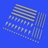 Eduard EDU648549 1/48 Brassin Alarm Anti-Radar Missile, 4 Pieces, Plastic Model Parts view 4