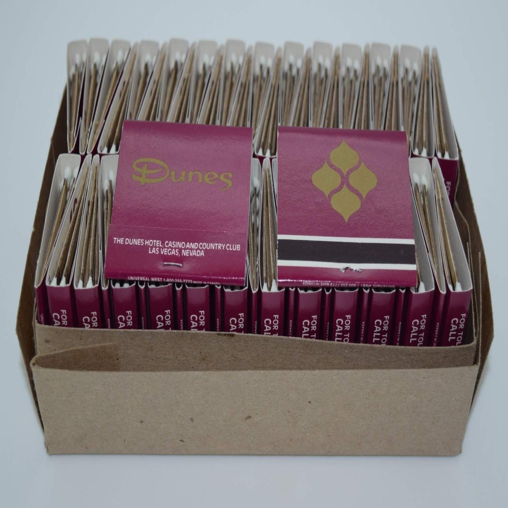 50 Dunes Casino Hotel Las Vegas New Unused Matches Full Box