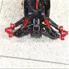 Aluminum Front Knuckle Arms For Arrma 1:5 KRATON 8S BLX/OUTCAST 8S BLX/KRATON EXB Roller - 2Pc Set Blue view 4
