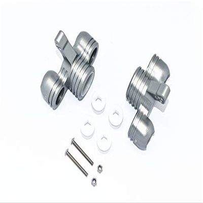 Aluminum Front Knuckle Arms For Arrma 1:5 KRATON 8S BLX/OUTCAST 8S BLX/KRATON EXB Roller - 2Pc Set Gray Silver
