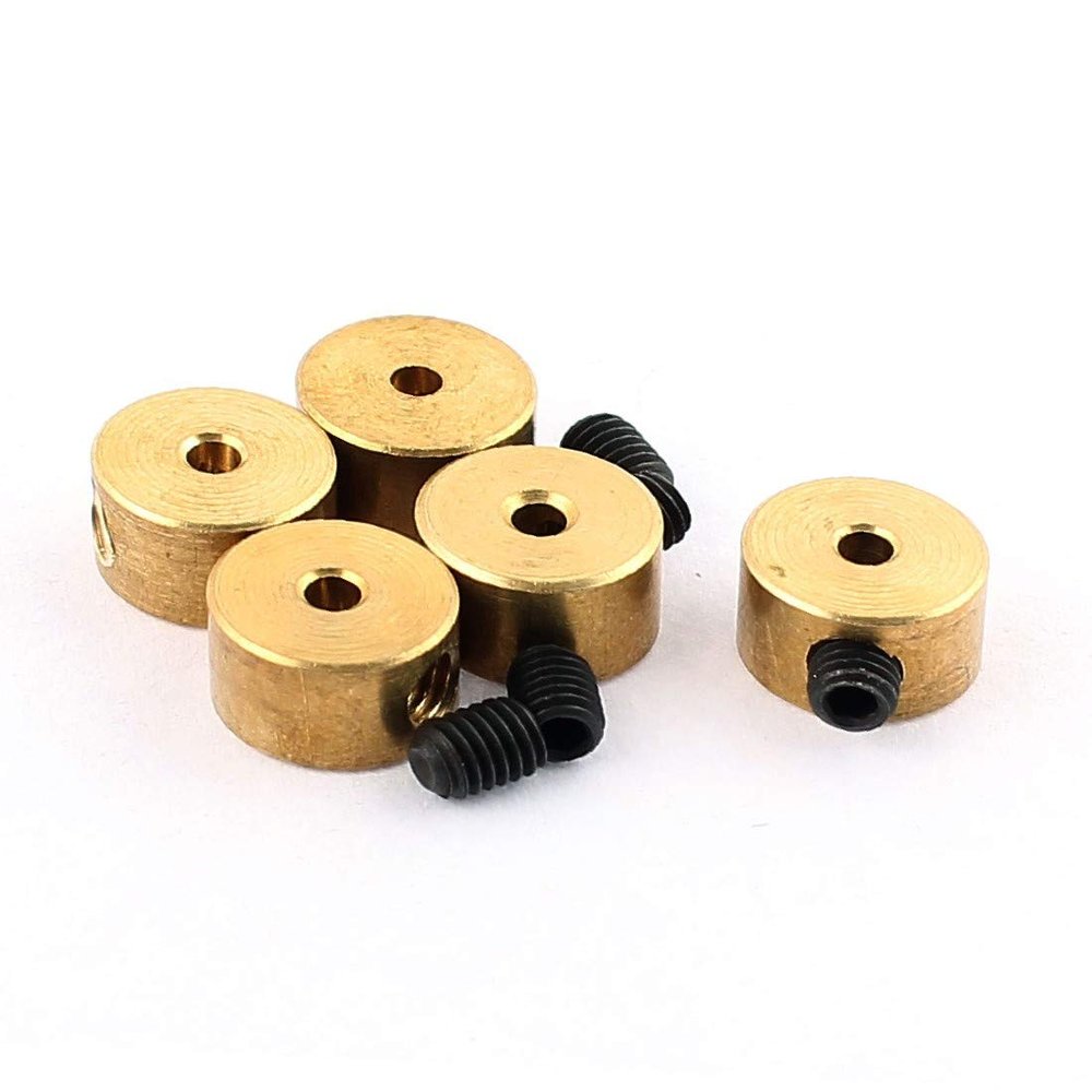 New Lon0167 5 Pcs Featured RC Airplane Landing reliable efficacy Gear Wheel Stoppers 1.6mm Inner Dia 8x5mm w Screw(id:b6e 24 f6 d42)