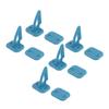 New Lon0167 5 Pairs Featured RC Model Airplane reliable efficacy DIY Assembly Parts Rudder Angle 20mm x 27mm Blue(id:617 00 05 106) view 1