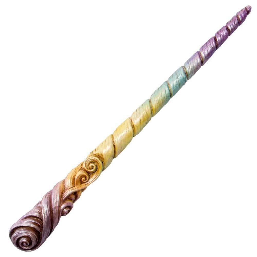 Pacific Giftware Magic Mystical Unicorn Horn Witches and Wizards Resin Wand Cosplay Costume Halloween 9.5 inches