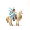 Schleich bayala Unicorn Toys for Girls and Boys Mermaid Eyela Doll Riding on Golden Unicorn Figurine, Ages 5+ view 4