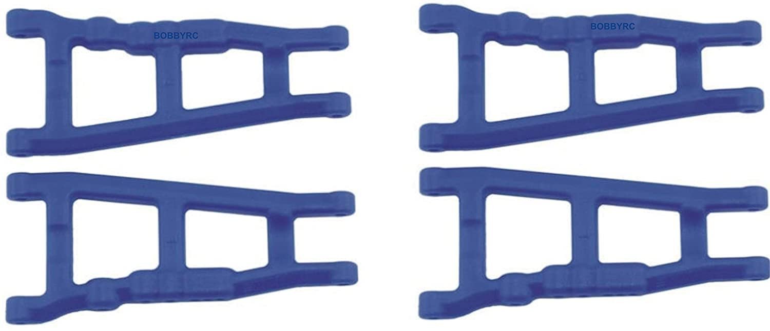 2 Pack RPM 80705 Front Rear Blue A-Arms Fits Traxxas 4x4 RUSTLER Slash Stampede & Rally 4wd