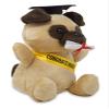 Cuddle Barn | Smartie Marty 9" Pug Animated Stuffed Animal Plush Toy | Graduate Pug Puppy Dog Holding Diploma Scurries Around and Sings Shout view 2