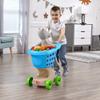 Step2 Little Helper's Shopping Cart for Kids, Play Grocery Cart, Made of Durable Plastic, for Toddlers 2+ Years Old, Blue view 2