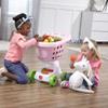 Step2 Little Helper's Shopping Cart for Kids, Play Grocery Cart, Made of Durable Plastic, for Toddlers 2+ Years Old, Pink view 3