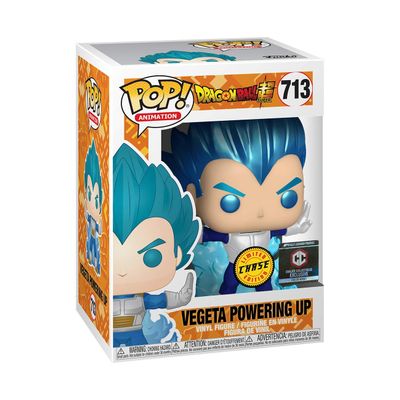 POP Funko Vegeta Powering Up Dragon Ball Super Metallic Chase Chalice Collectibles Exclusive