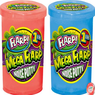 JA-RU 1Lb Mega Flarp Noise Putty Fidget Toy (2 Pack)  Scented Sensory Putty for Kids, Stress Relief Toy, Slime Party Favors, Classroom Prizes, & Goodie Bag Fillers. 335-2p