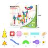 PicassoTiles 150pc Magnetic Marble Run Track Set STEM Construction Toy with Slides Ramps and Tubes Educational Magnet Tile Building Kit Kids Age 3 Plus Learning Gift for Boys Girls Preschool PTG150 view 3