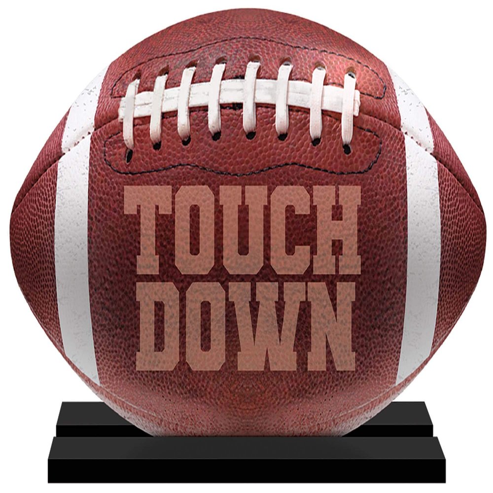 amscan Touch Down MDF Football Decoration - 1 pc