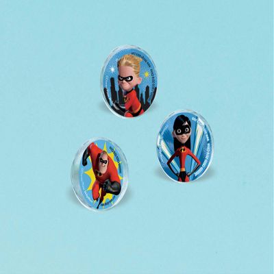 amscan Assorted Kids Incredibles 2 Bounce Balls- 4 pcs.