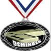 Dominoes Black Trellis Medal Silver, 2.5" Dominoe Games Prizes, Kids Dominoes Trophy Medal Awards 5 Pack Prime view 1