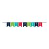 "A Reason To Celebrate" Multicolor Foil & Ribbon Pennant Banner - 12 ft x 6.5" (Pack Of 1) - Vibrant Decor For Parties & Events view 1