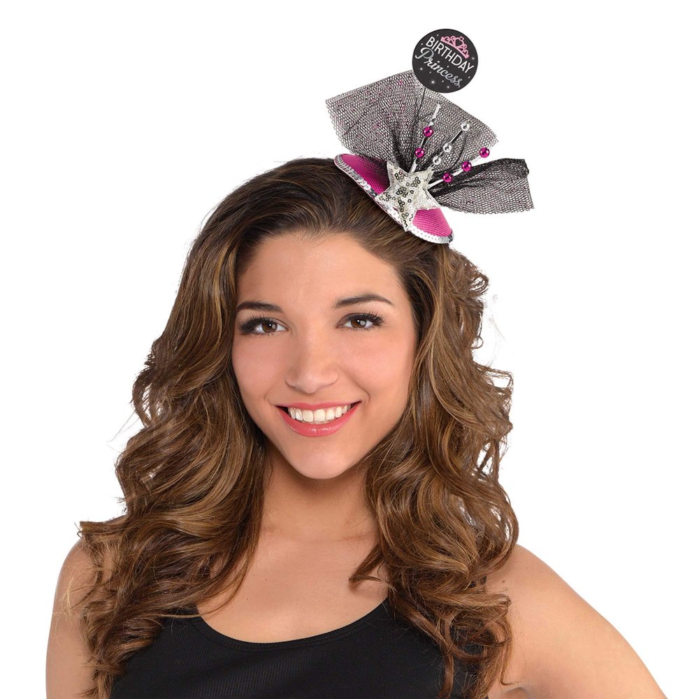 amscan Princess Clip On Couture Hat, 6" x 8 3/4" - 1 Pc.