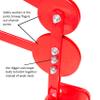 Sandbox Digger Toy Excavator with Wheels- Foldable Playground Equipment for Outdoor Play w/No-Bend, No-Pinch Heavy Duty Metal Ride On Sand Construction Backhoe Fun (Ages 4-12) (red) view 2