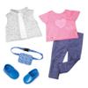 Our Generation 70.30394Z Trendy Traveler Toy Accessories Outfit, for A 18 inch / 46 cm Doll view 1
