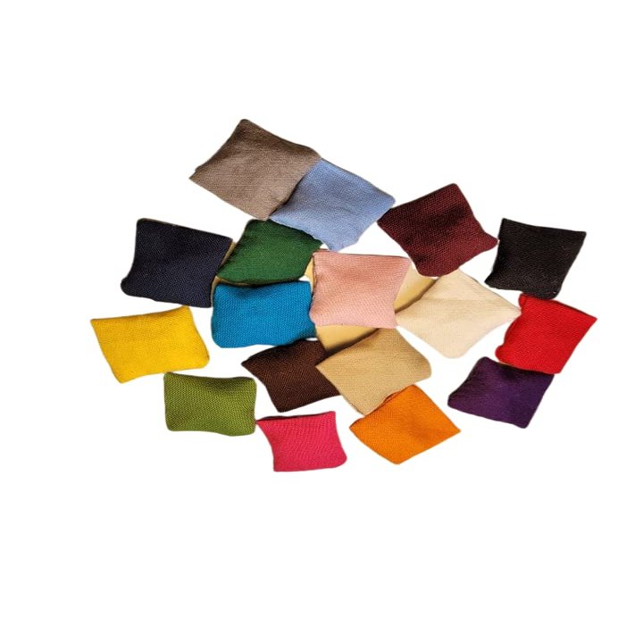 1 inch mini Corn Hole toss Bags Replacement Set of 8 Quarter Coin Sized mini Bags