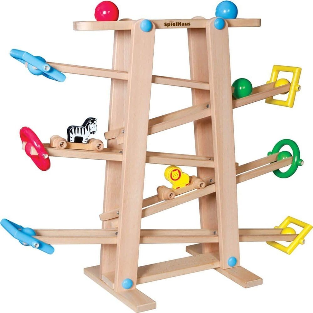 VEDES Grohandel GmbH - Ware Wooden Toy Mouse with Rolling Elements