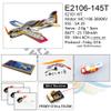 Dancing Wings Hobby RC EPP Micro Indoor 3D F3P Airplane Sakura Radio Controlled Electric Plane 420mm Wingspan Unassembled Need to Build Aeroplane EPP & PP Material for Choice (E2106-145T) view 3