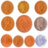10 Different Coins with Queen Elizabeth II Picked from Mixed Commonwealth Realms view 1