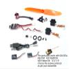 Dancing Wings Hobby Micro 3CH Balsa Electric Airplane Combo:K4 se.5a / sopwith pup/Fokker E/Cessna L-19 (KC23-144) view 3