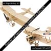 Dancing Wings Hobby Micro 3CH Balsa Electric Airplane Combo:K4 se.5a / sopwith pup/Fokker E/Cessna L-19 (KS0406) view 3