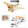 Dancing Wings Hobby Balsa Wood Airplane Micro 3CH 378mm Fokker E Un-Assembled Flying Model for Fun (K0805) view 2