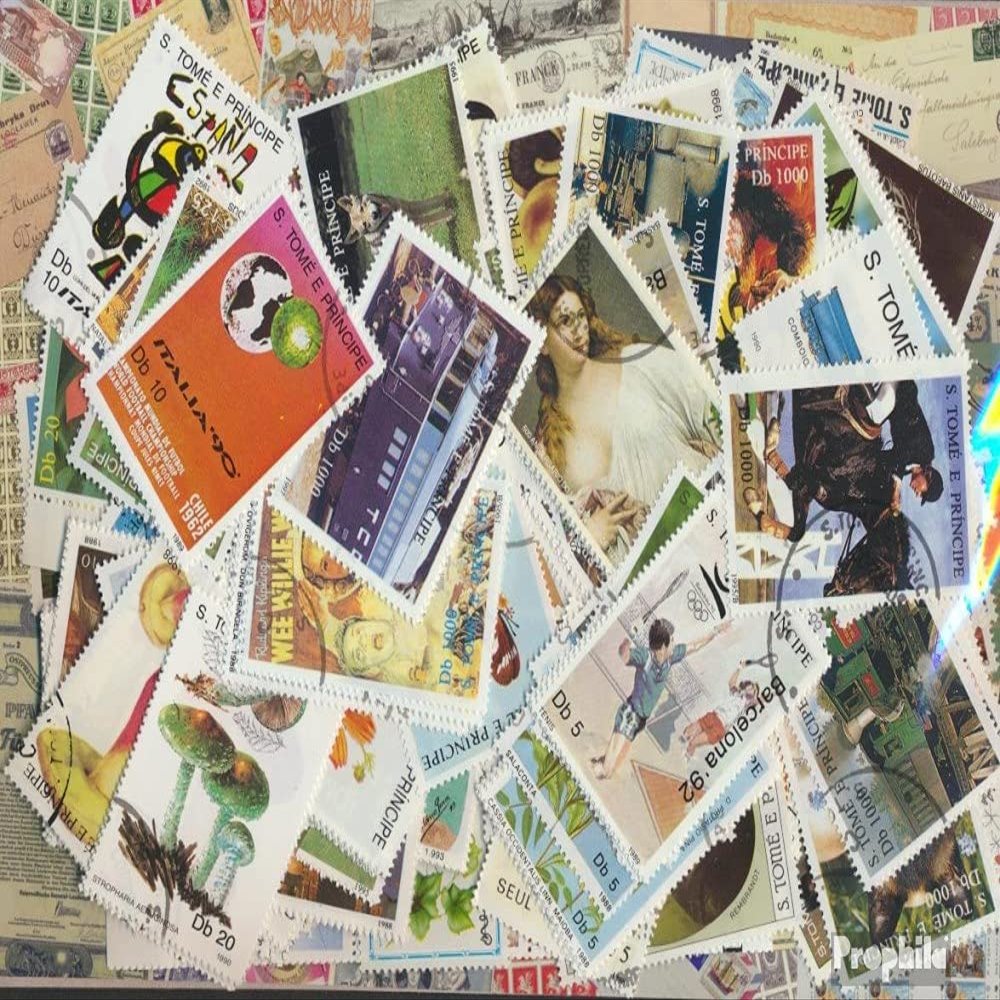Sao Tome E Principe 500 Various Stamps (Stamps for Collectors)