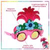 Sun-Staches Trolls Official Poppy Sunglasses Costume Accessory Mask UV400 One Size Fits Most Kids view 2