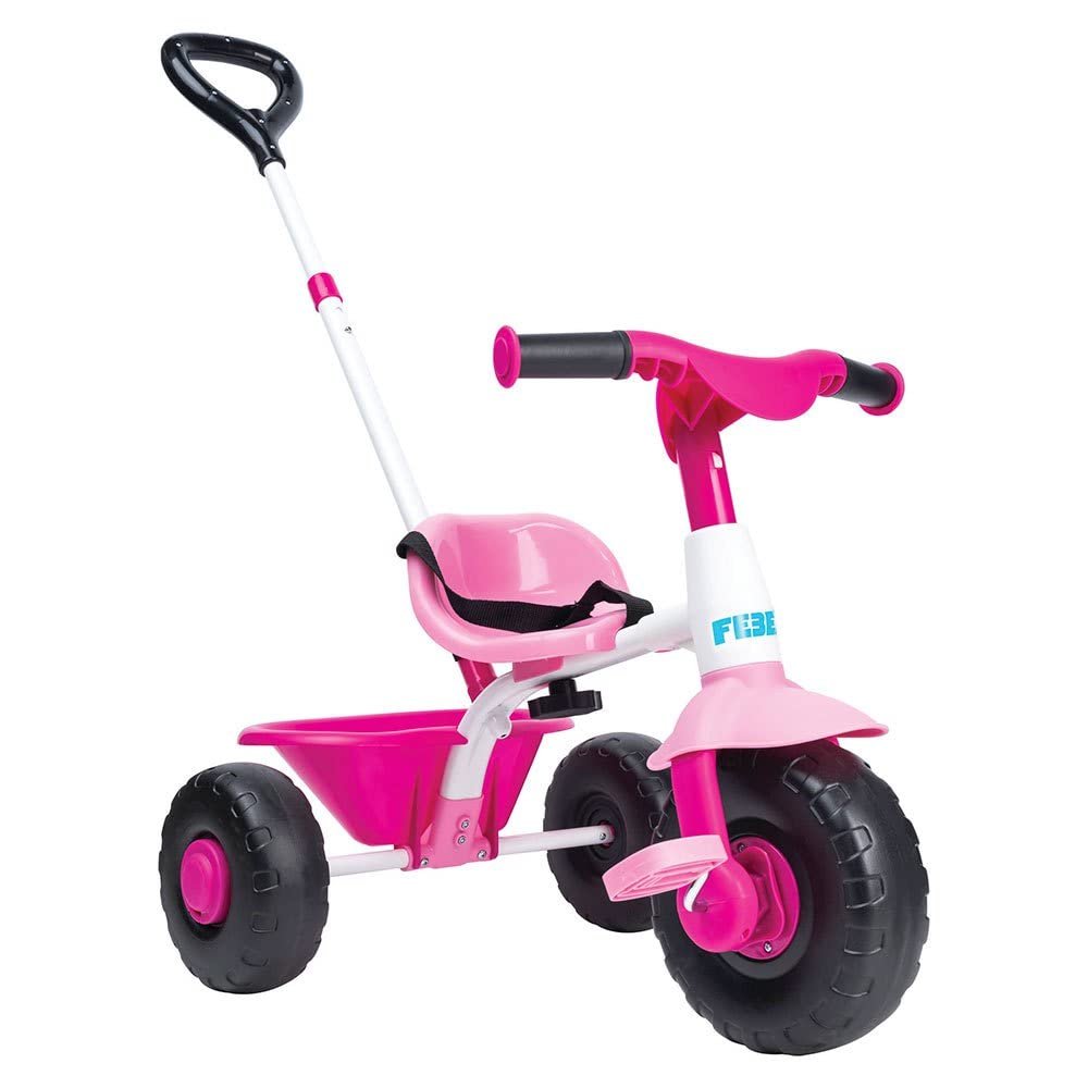 Feber FEBER- Tricycle Trike 2 in 1, Children from 3 Years, Pink (Famosa 800012811)