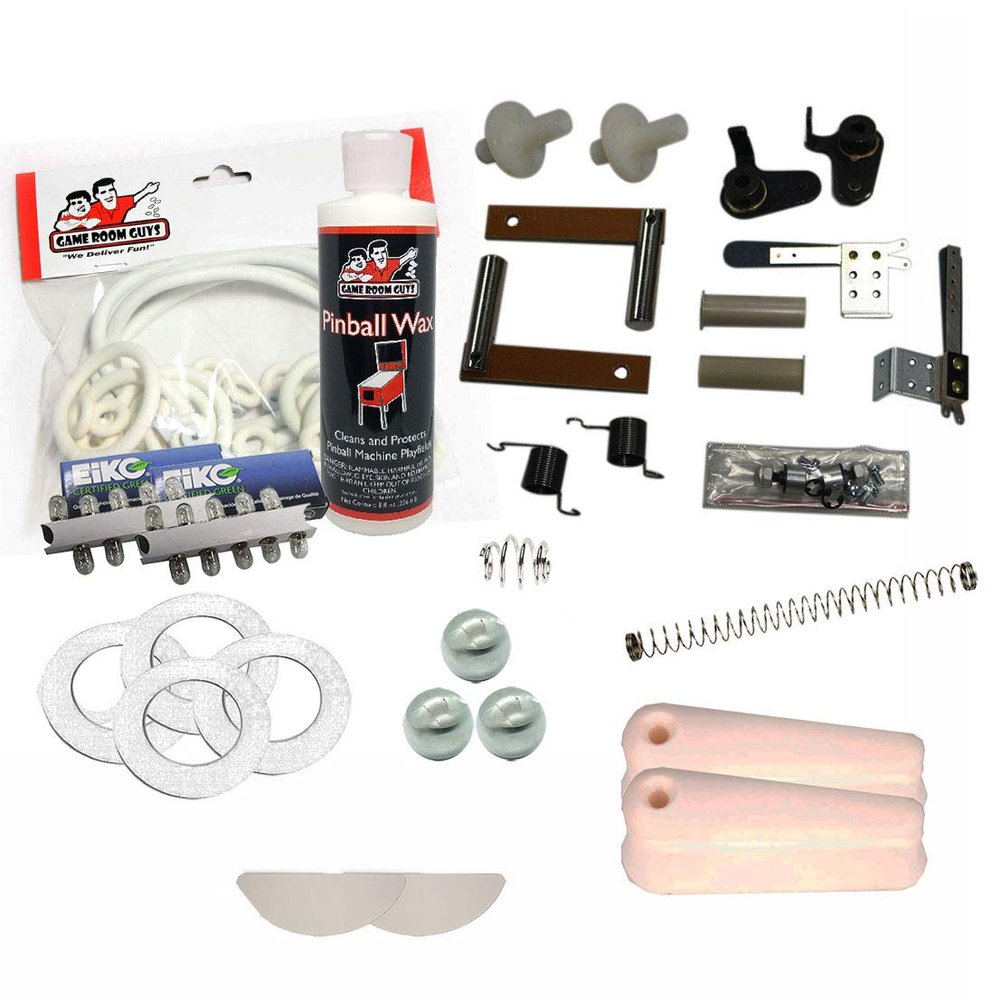 Game Room Guys 1968 Gottlieb Royal Guard Pinball White Premium Maintenance Kit