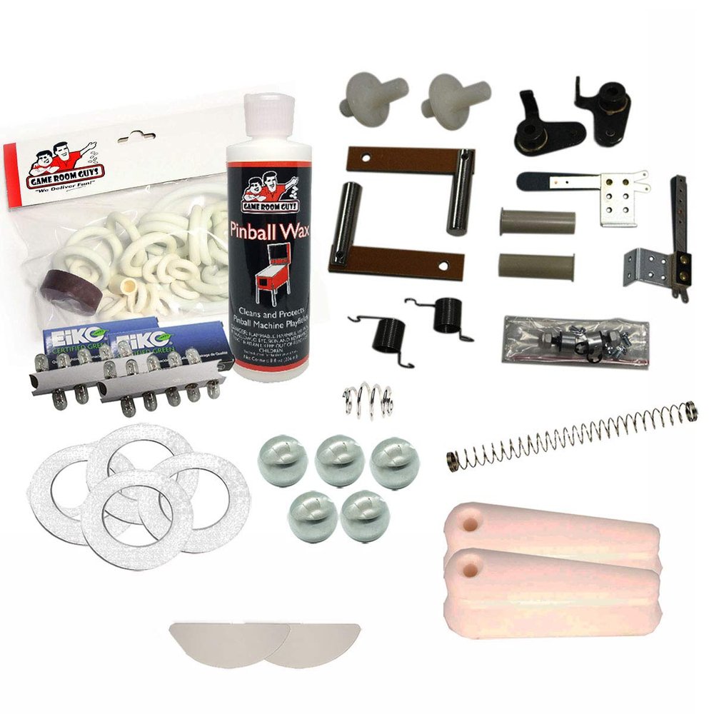 Game Room Guys 1959 Gottlieb World Beauties Pinball White Premium Maintenance Kit