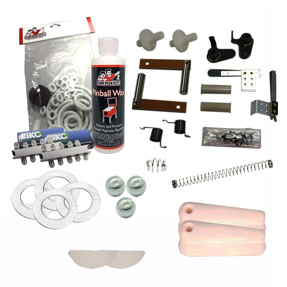 Game Room Guys 1969 Gottlieb Hi Lo Pinball White Premium Maintenance Kit