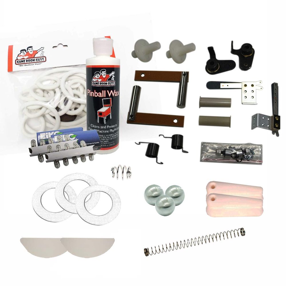 Game Room Guys 1968 Gottlieb Paul Bunyan Pinball White Premium Maintenance Kit
