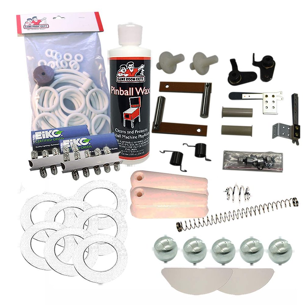 Game Room Guys 1955 Gottlieb Duette Deluxe Pinball White Premium Maintenance Kit