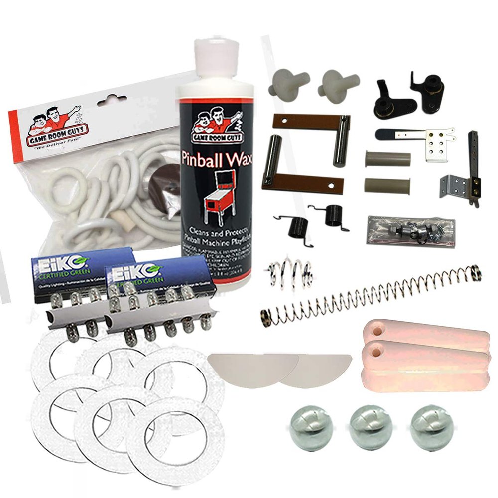 Game Room Guys 1961 Gottlieb Flipper Fair Pinball White Premium Maintenance Kit