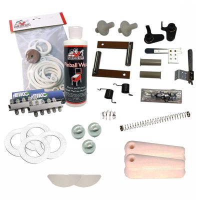 Game Room Guys 1967 Gottlieb Troubadour Pinball White Premium Maintenance Kit