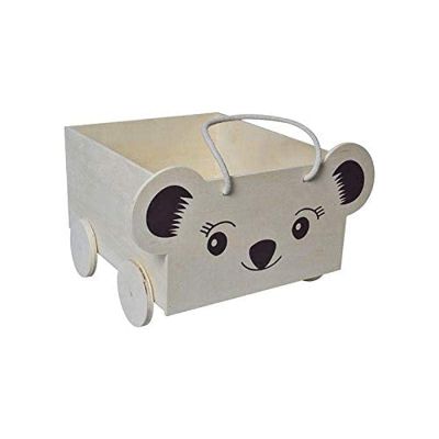 Artemio Wooden Trolley - Koala - 34 x 30 x 20,5 cm