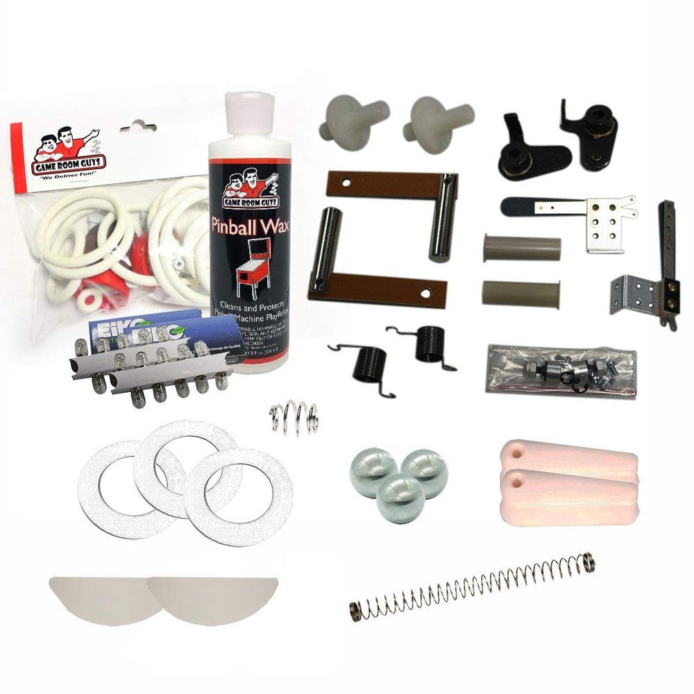 Game Room Guys 1968 Gottlieb Four Seasons Pinball White Premium Maintenance Kit