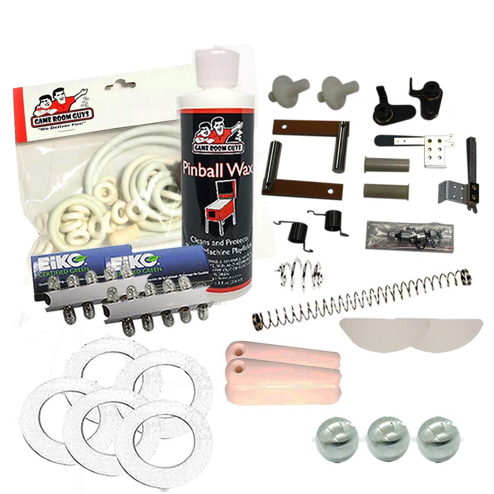 Game Room Guys 1965 Gottlieb King and Queens Pinball White Premium Maintenance Kit